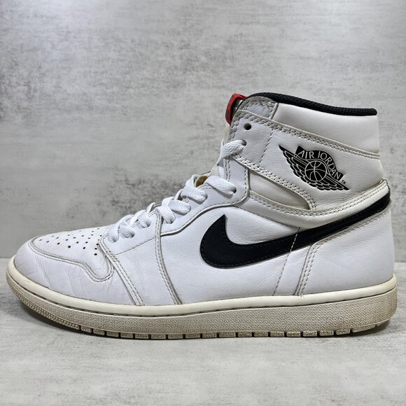 Nike Jordan 1 Retro High OG Sneakers - Men's Size 10 - Yin Yang White